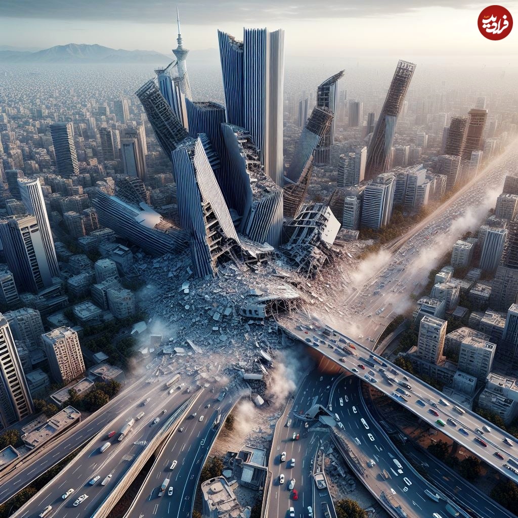پیش بینی هولناک هوش مصنوعی از وضعیت تهران پس از زلزله 8 ریشتری