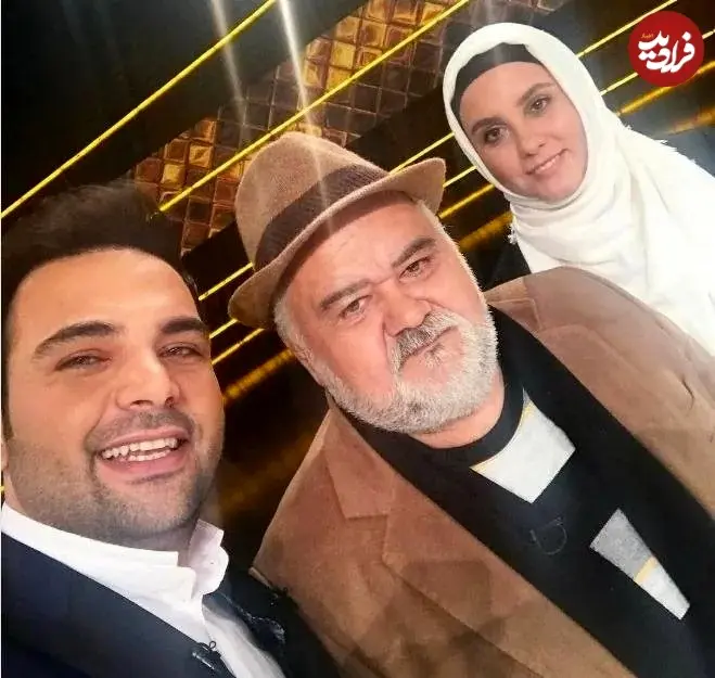 عکس| سفر زمان؛ «اکبر عبدی و دخترش المیرا» در پشت صحنه برنامه ماه عسل