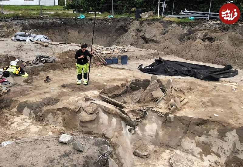 تصاویری خاص و دیدنی از یک قبر 4 هزار ساله در نروژ