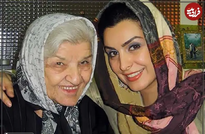 عکس| سفر در زمان؛ «ماهچهره خلیلی» در کنار مادربزرگ اش «پروین سلیمانی»؛ دهه 80