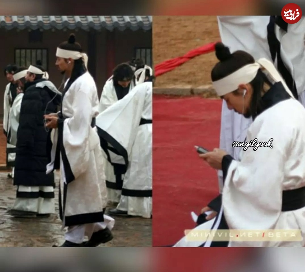 عکس| سفر در زمان؛ «جومونگ» در حال آهنگ گوش دادن در پشت صحنه سریال؛ سال 1384 عکس| سفر در زمان؛ «جومونگ» در حال آهنگ گوش دادن در پشت صحنه سریال؛ سال 1384