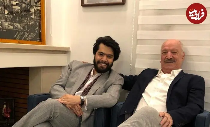 عکس| سفر در زمان؛ «سعید راد» در کنار «ژوبین پسر ایرج قادری»؛ سال 1402