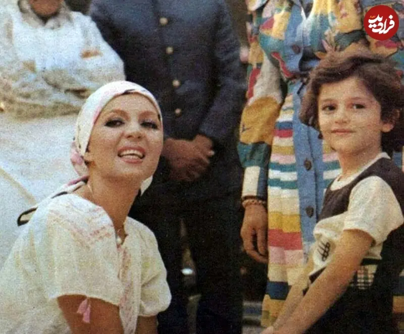 عکس| سفر زمان؛ چهرۀ «شهرام ثمینی‌پور» در 7 سالگی در کنار «فروزان»