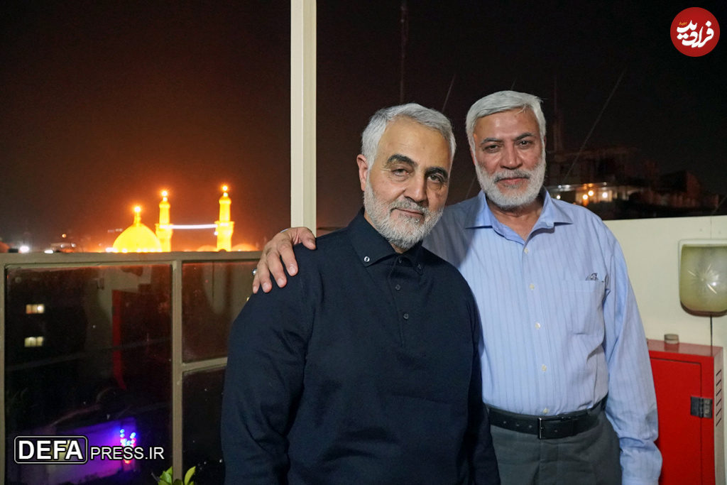 عکس| سفر در زمان؛ «سردار سلیمانی و ابومهدی مهندس» در بین الحرمین؛ دهه 90 عکس| سفر در زمان؛ «سردار سلیمانی و ابومهدی مهندس» در بین الحرمین؛ دهه 90