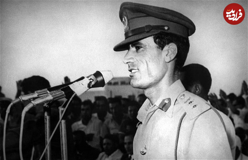 عکس| سفر به تاریخ؛ «معمر قذافی» در 27 سالگی بعد از کودتا