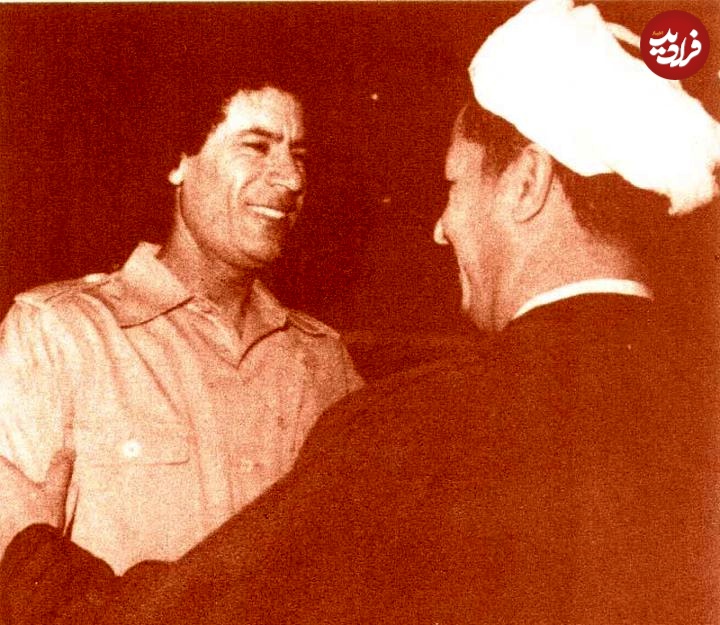 هاشمی رفسنجانی معمر قذافی