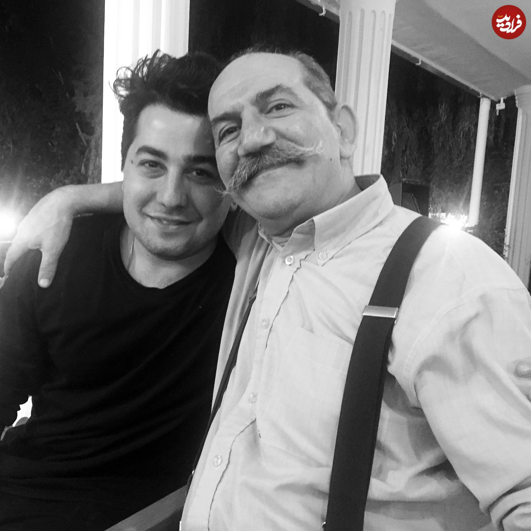 عکس| سفر در زمان؛ «امیر آقاجمالی» سریال زی‌زی گولو در کنار حمید جبلی؛ سال 96