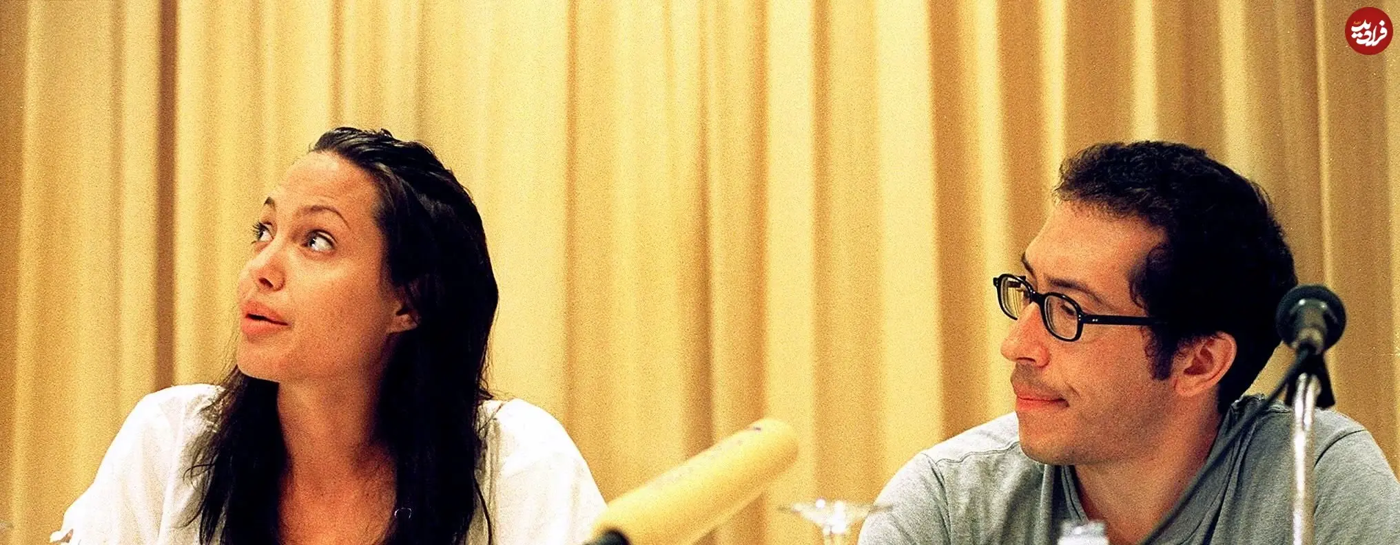 عکس| سفر در زمان؛ «آنجلینا جولی» در کنفرانس مطبوعاتی فیلم «مهاجم مقبره»؛ سال 1379