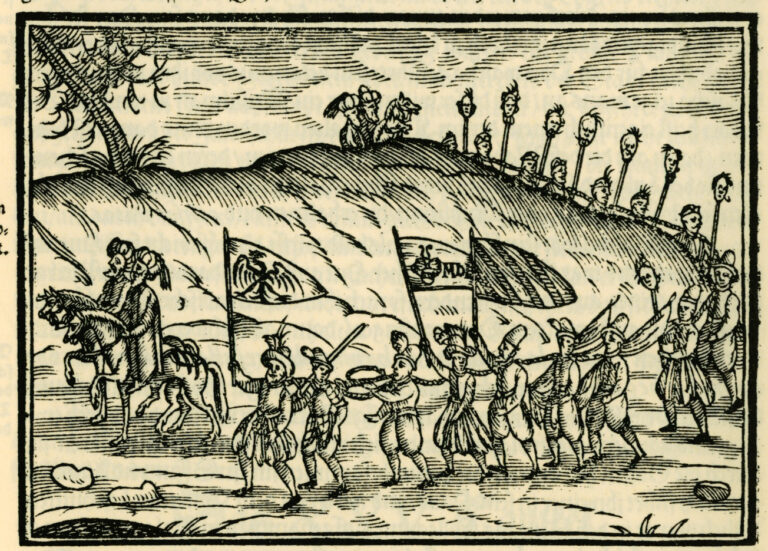 Gefangene_Schriften_gegen_Constantinopel_gebracht_-_Schweigger_Salomon_-_1608-768x551