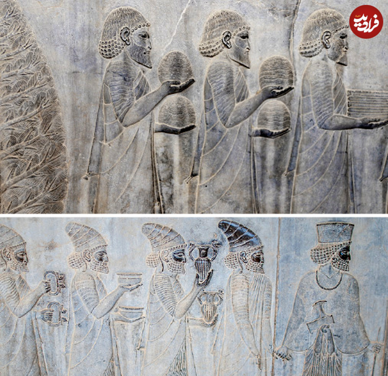 Persepolis-Iran-Achaemenid-Apadana-Reliefs-Composite-2