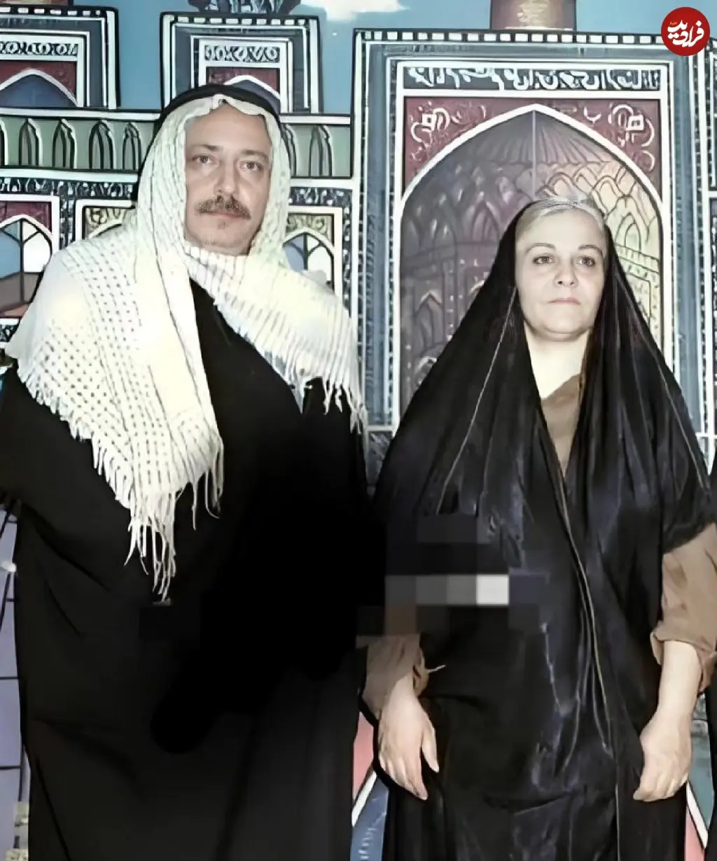عکس| سفر در زمان؛ «جمشیدمشایخی و مهری ودادیان» در پشت صحنه فیلم گمشده؛ سال ۱۳۶۴