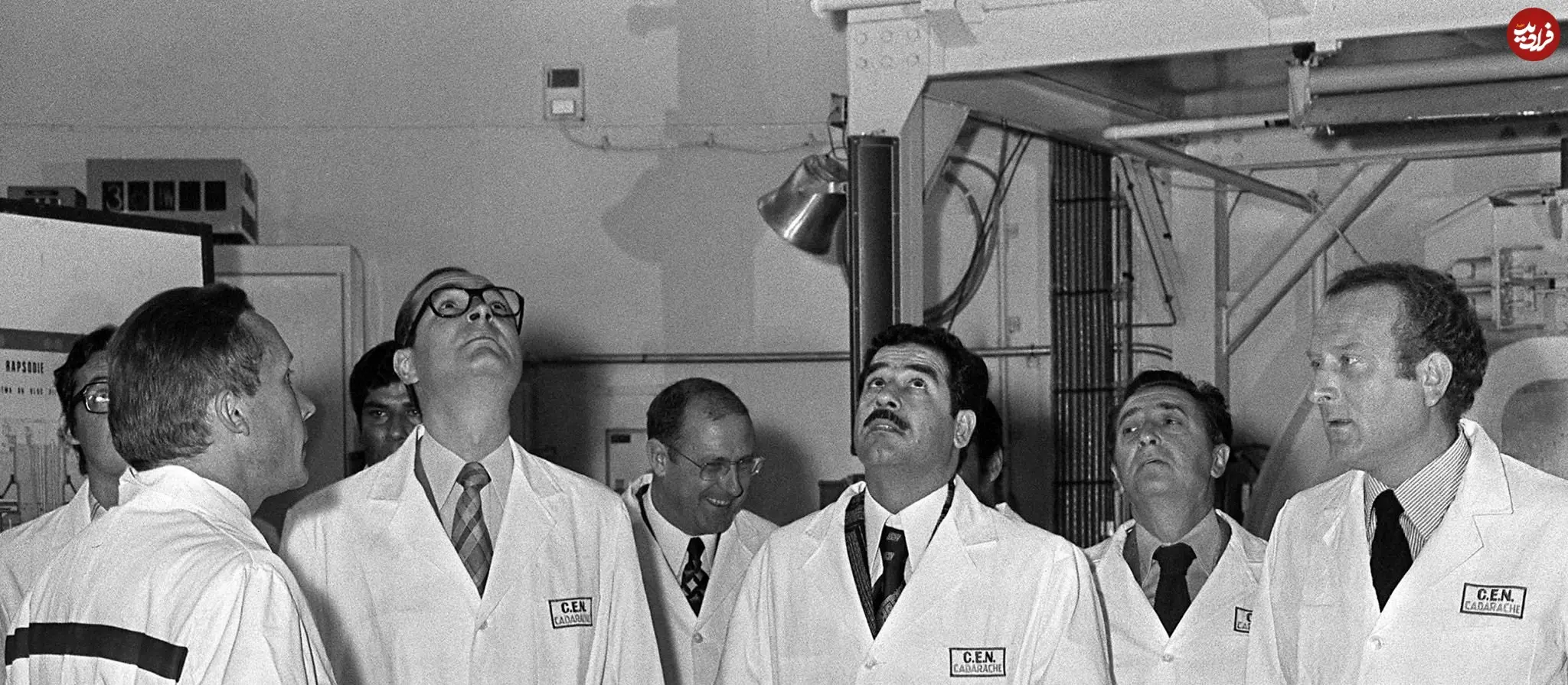 عکس| سفر در زمان؛ «صدام حسین» در کنار نخست وزیر فرانسه؛ سال 1354