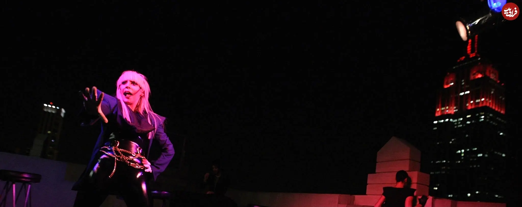 عکس| سفر در زمان؛ «لیدی گاگا» در حال  اجرا در کنسرت‌ تابستانی Open A.I.R؛ سال 1387