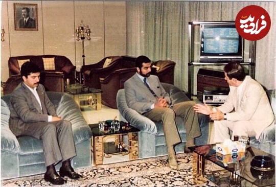 عکس| سفر به تاریخ؛ «عدی و قصی» پسران صدام در یک جلسه خصوصی؛ اوایل دهه 70 عکس| سفر به تاریخ؛ «عدی و قصی» پسران صدام در یک جلسه خصوصی؛ اوایل دهه 70