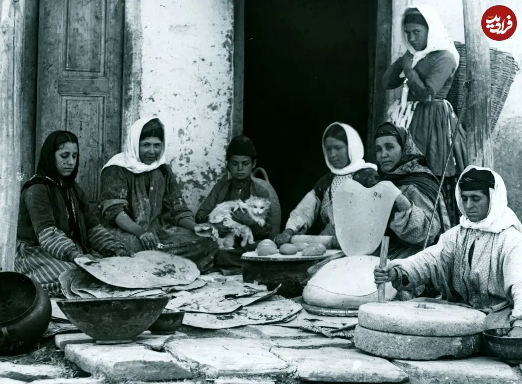 نان پختن گربه نسطوری