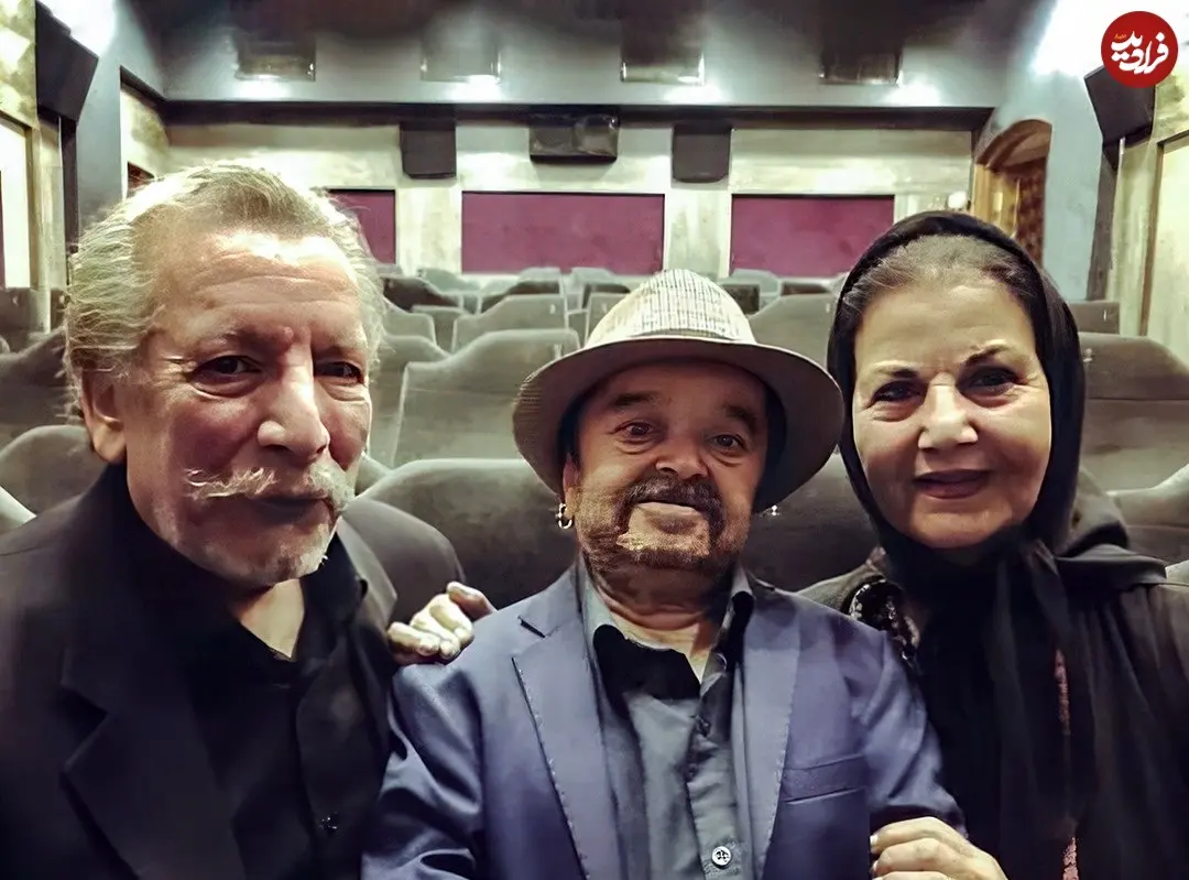 عکس| سفر در زمان؛ دیدار «پوری بنایی» با «اسدالله یکتا و بهمن مفید»؛ دهه 90