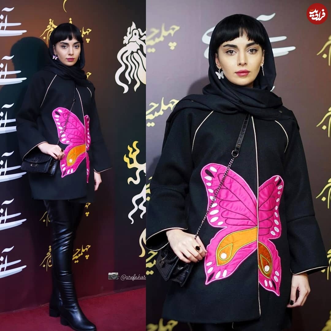 عکس| سفر در زمان؛ «مرضیه» سریال بچه مهندس 3 با تیپ خاص در جشنواره فجر؛ سال 1400 عکس| سفر در زمان؛ «مرضیه» سریال بچه مهندس 3 با تیپ خاص در جشنواره فجر؛ سال 1400