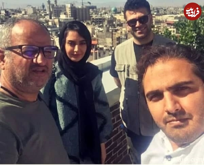 عکس| سفر زمان؛ «مرضیه» در کنار «مسعود تابش و جواد جوادی» در پشت صحنه «بچه مهندس»