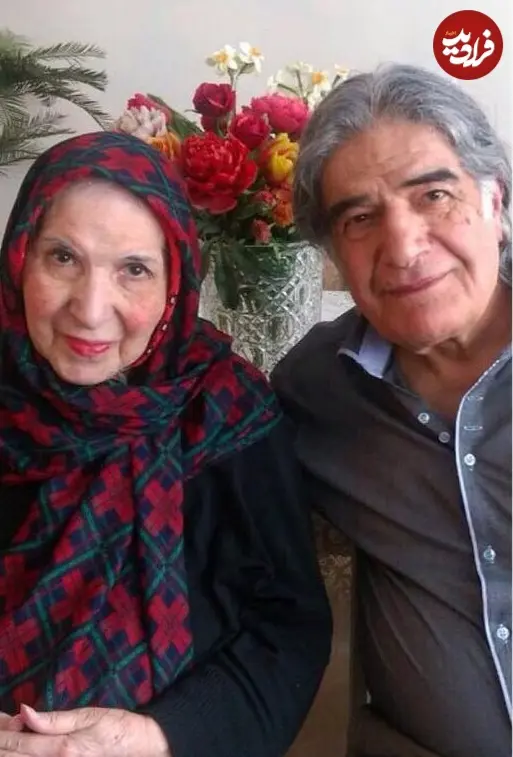 عکس| سفر به گذشته؛ یاسمین، خواننده قبل انقلاب در اواخر عمر و در کنار همسرش؛ دهه ۹۰
