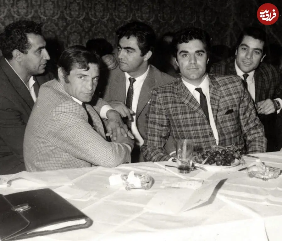 عکس| سفر در زمان؛ «بهروز وثوقی» و «بیک ایمانوردی» در یک دورهمی؛ دهه 40