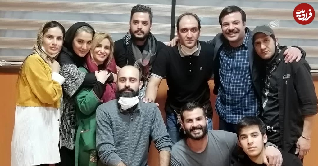 عکس| سفر در زمان؛ «الناز و عوامل» در پشت صحنه سریال بچه مهندس 4؛ سال 1400