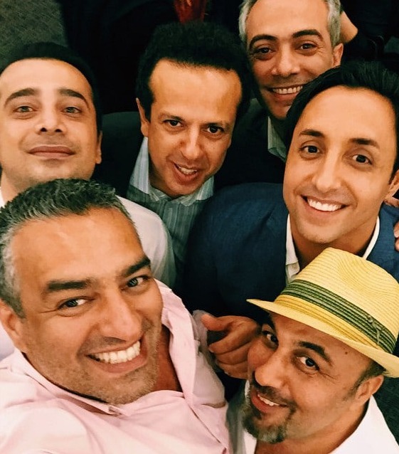 سام نوری در کنار بازیگران سینما و تلویزیون