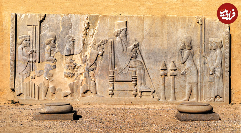 Persepolis-Iran-Achaemenid-Apadana-King-Relief