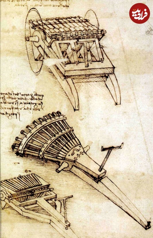 جنگ‌افزارهای عجیبی که نقاشِ «مونالیزا» طراحی کرد