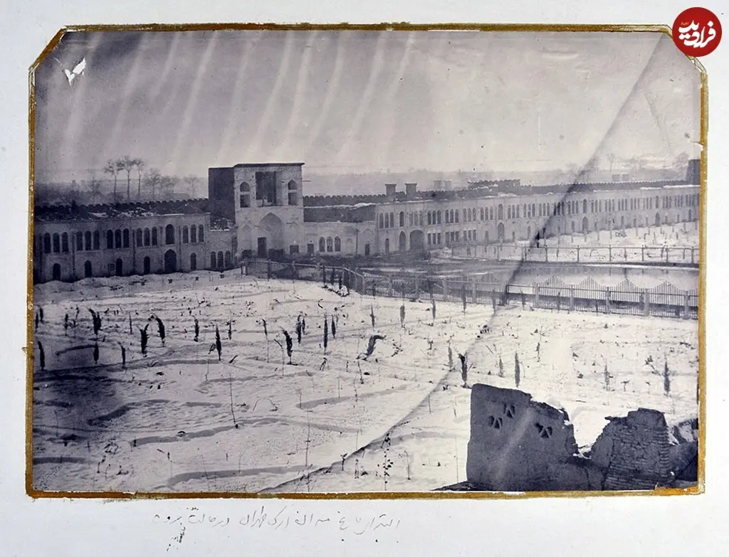 برف میدان ارگ