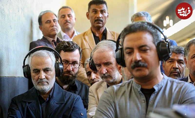 عکس؛ سفر به تاریخ؛ «سردار سلیمانی» در پشتصحنۀ یک فیلم سینمایی؛ سال 97 عکس؛ سفر به تاریخ؛ «سردار سلیمانی» در پشتصحنۀ یک فیلم سینمایی؛ سال 97