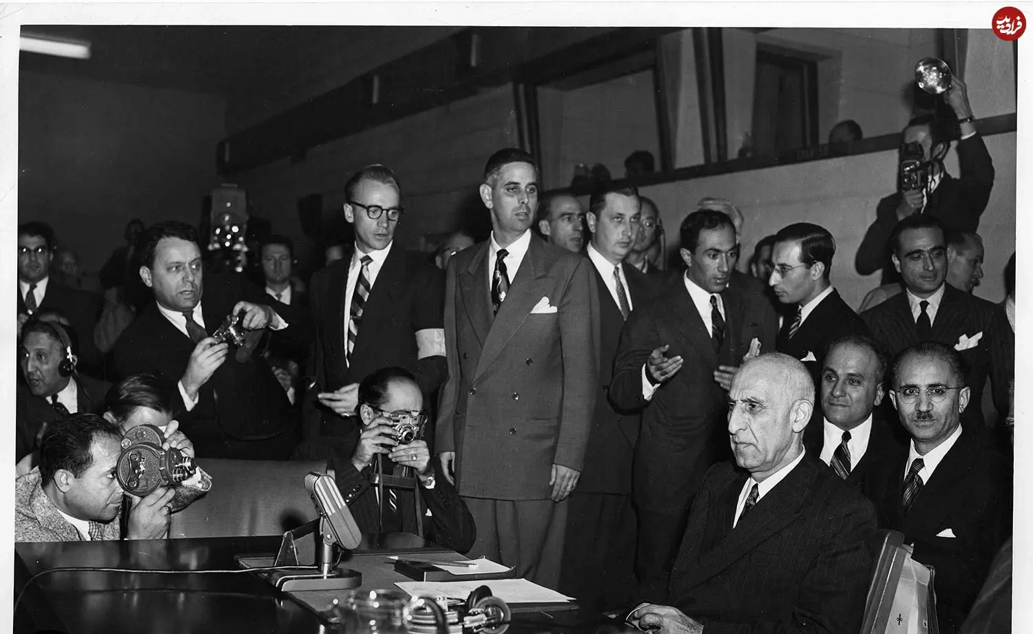 عکس| سفر در زمان؛ «محمد مصدق» در جلسه شورای امنیت سازمان ملل متحد