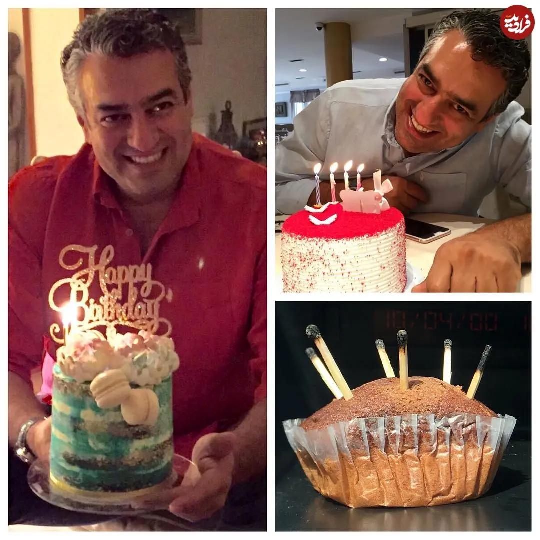 عکس| سفر در زمان؛ «سام نوری» خواهرزاده فردین در جشن تولد 42 سالگی اش؛ سال 95