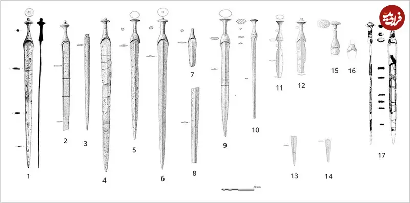 شمشیرهای 3 هزارساله‌ای که برای جنگ ساخته نشده بودند