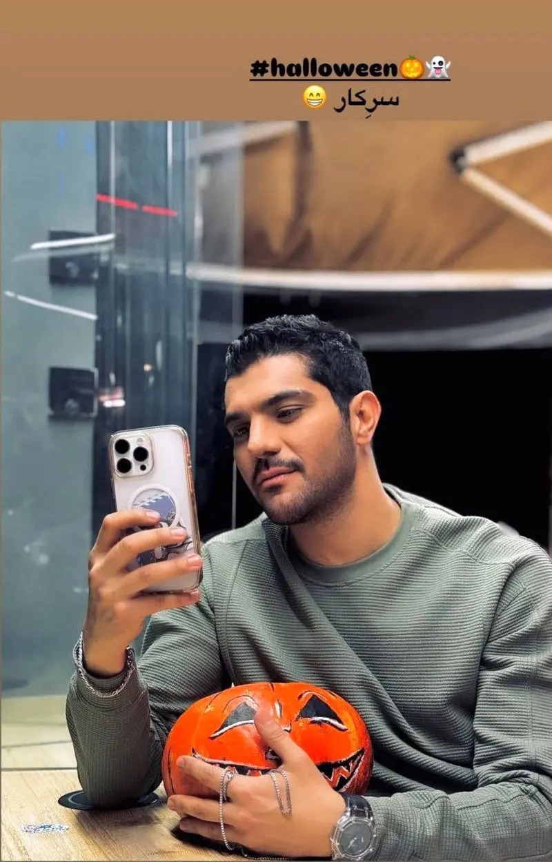 عکس؛ سینا مهراد در جشن هالووین عکس؛ سینا مهراد در جشن هالووین