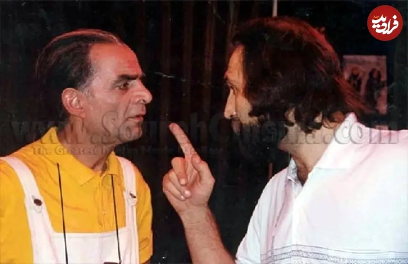 عکس| سفر در زمان؛ «آقا هاشم» سریال متهم گریخت در کنار کارگردان «مختار»؛ سال 73