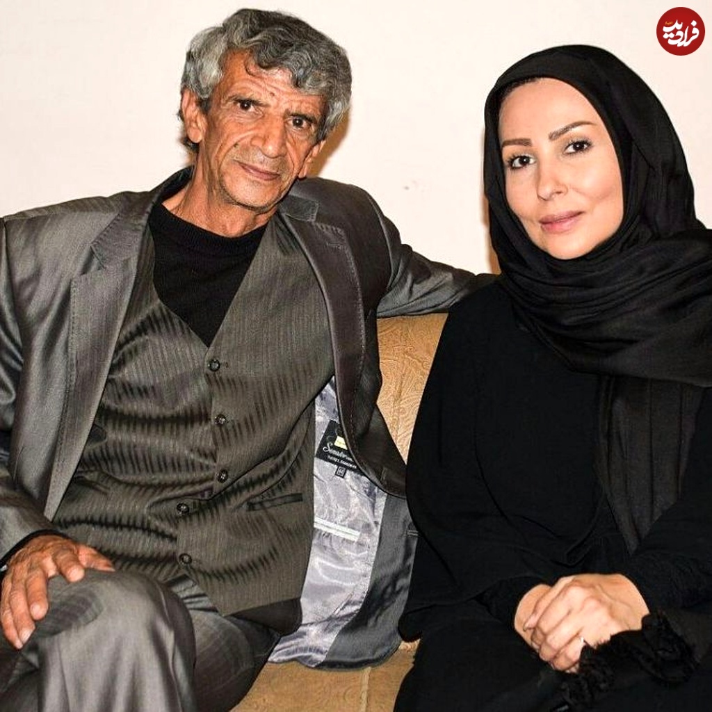 عکس| سفر در زمان؛ «بهادر خان پدر روناک» سریال نون خ 3 در کنار پرستو صالحی؛ سال 96