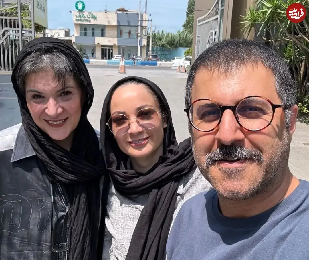 عکس| سفر در زمان؛ «رحمت، هما و فهیمه» در پشت صحنه سریال پایتخت؛ سال 1403