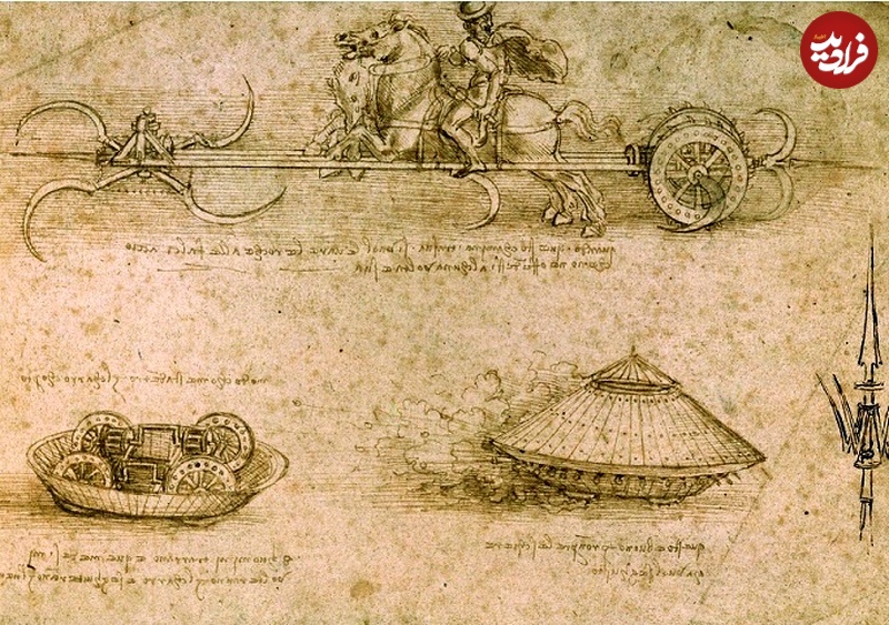 جنگ‌افزارهای عجیبی که نقاشِ «مونالیزا» طراحی کرد