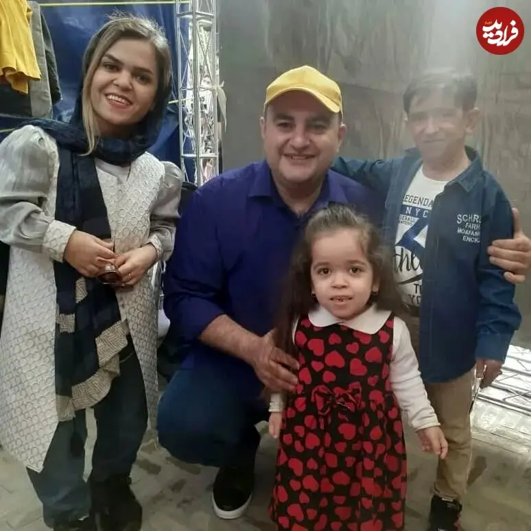 عکس| سفر در زمان؛ «غلام بچه شرحبیل» 18 سال بعد سریال مختار در کنار همسر و دخترش