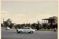 (عکس) حمل چوب با خر و گاری در خیابان های اصفهان؛ سال 1343