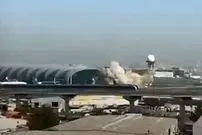 ببینید| لحظه انفجار در فرودگاه دبی توسط پهپاد شاهد را ببینید