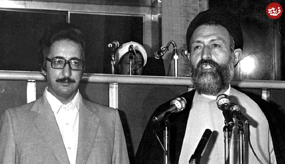 عکس؛ سفر در زمان؛ «بنی صدر، آیت الله طالقانی، شهید بهشتی و هاشمی رفسنجانی» در سنندج؛ سال 58