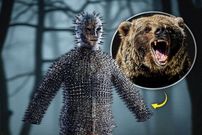 تصاویر؛ عجیب ترین لباس اروپا؛ ویژه شکار خرس یا فشن عجیب و غریب!