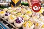 ببینید| غذای خیابانی در تایلند؛ تهیه یک غذای محبوب با نارگیل، برنج و دوریان در بانکوک