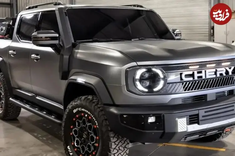 تصاویر| چری KP31؛ اولین پیکاپ دیزل پلاگین هیبرید در جهان
