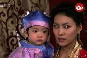 عکس| سفر در زمان؛ «موهیول و هودونگ» در پشت صحنه سریال امپراطور بادها؛ سال 1387