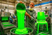 ببینید| فرآیند بازیافت گونی های قدیمی و تولید صندلی با آنها در پاکستان