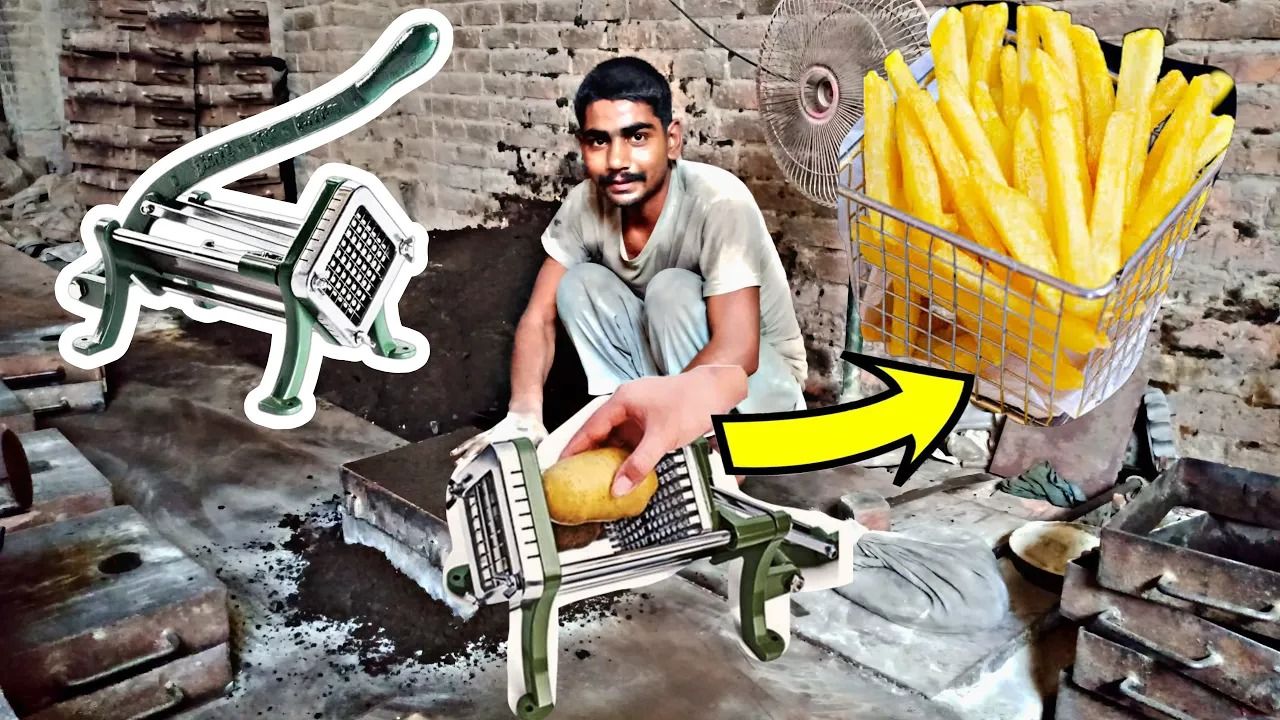 (ویدئو) دستگاه های برش سیب زمینی چگونه در پاکستان ساخته می شوند؟