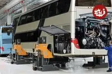 ببینید| چگونه آلمانی‌ها اتوبوس‌های لوکس خود را در یک کارخانه میلیارد دلاری می‌سازند؟