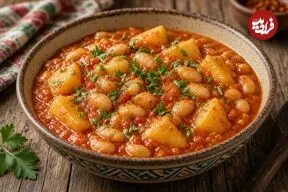 طرز تهیه خوراک لوبیا چیتی اقتصادی و سریع؛ ناهار ساده در کمتر از ۴۵ دقیقه